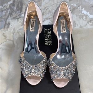 Badgley Mischka Jeweled Heels